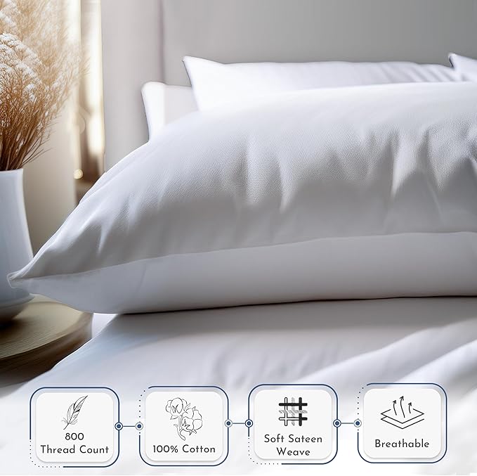 California Design Den Heirloom Soft, Smooth & Thick Certified 800 Thread Count - Image 7
