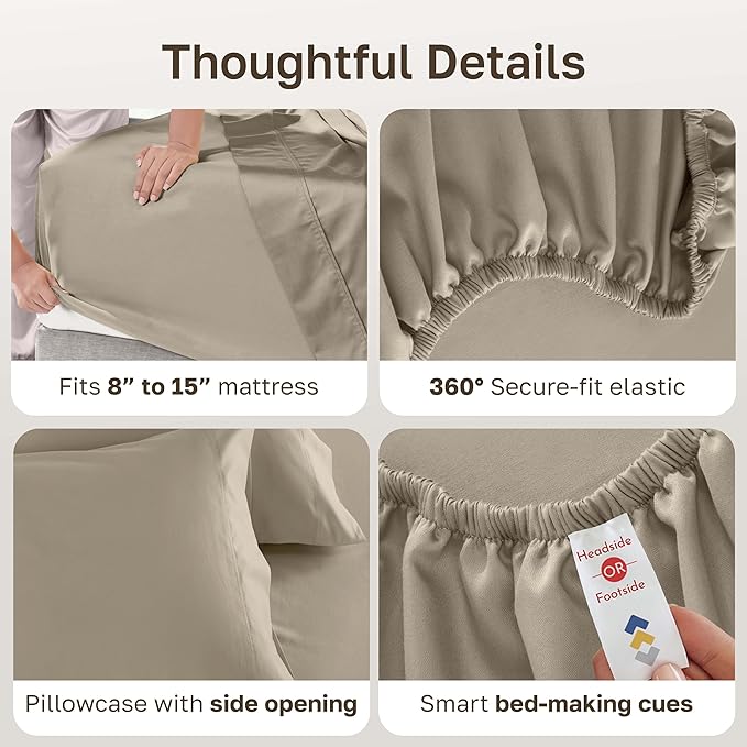 California Design Den Twin Sheet Set - Image 6