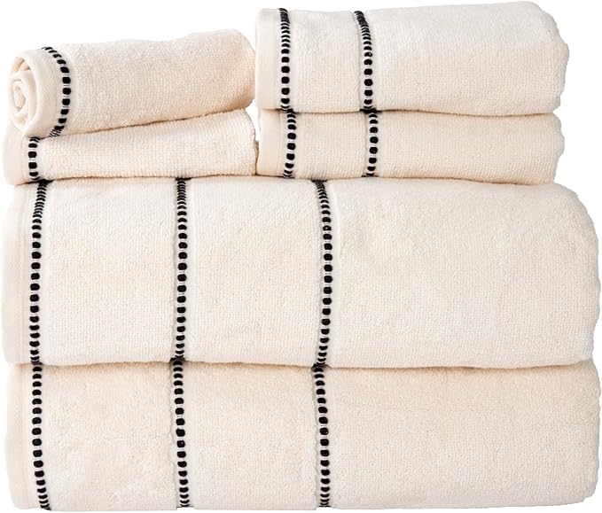 Lavish Home 6PC Towel Set by LavishHomeCollection