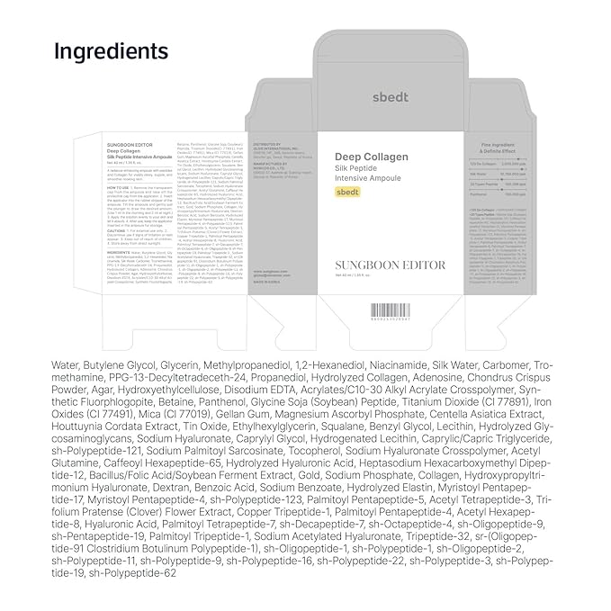 SUNGBOON EDITOR Glow Intensive Silk Peptide Ampoule, Copper Peptides Serum - Image 7