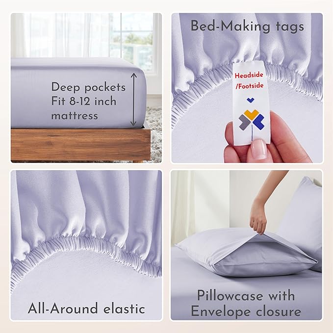 California Design Den Twin XL Sheets Set - Image 5