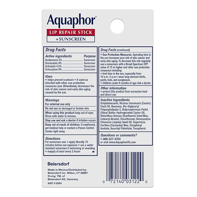 Aquaphor Lip Repair and Protect Stick - Image 12
