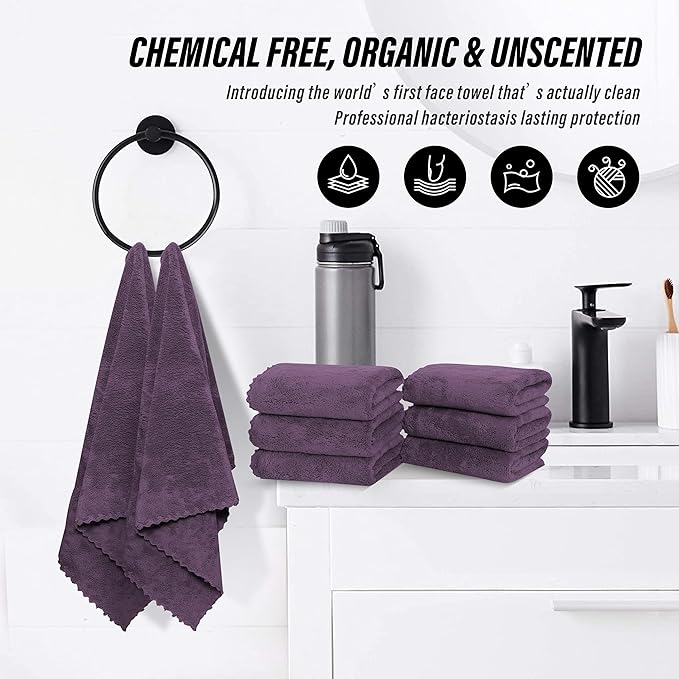 MOONQUEEN 6 Pack Premium Hand Towels - Image 6