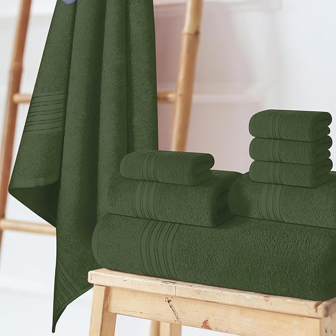 BOUTIQUO 100% Cotton Towel Set, Contains 4 Soft Bath Towel, 6 Hand Towels - Image 4
