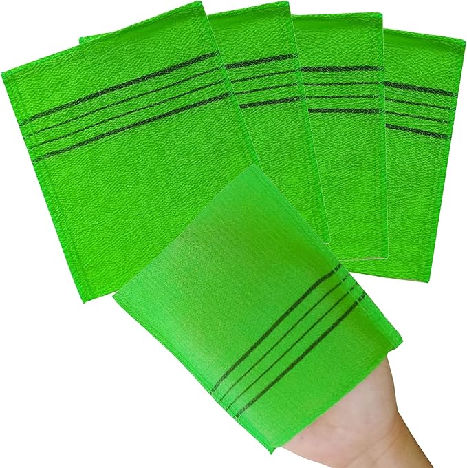 Korean Asian Exfoliating Bath Washcloth Mitt - Image 5