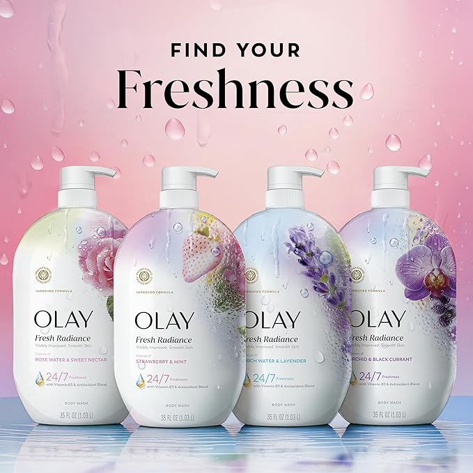 Olay Body Wash for Women, Fresh Radiance, 24/7 Skin-Loving Freshness, Visibly - Image 10