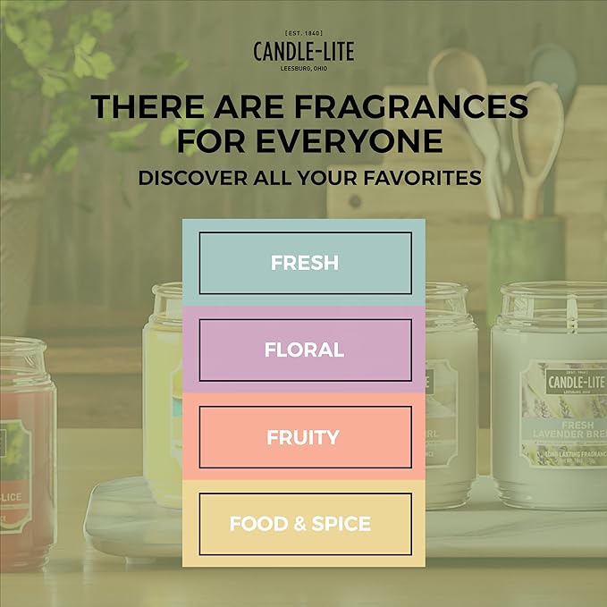 Candle-lite Scented Candles, Juicy Black Cherries, 18 oz Jar, Proudly Poured in - Image 7