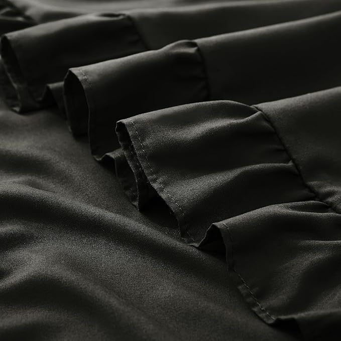 KKJIAF Ruffle Pillow Cases Standard Size Set of 2, Ruffled Pillow Covers - Image 6
