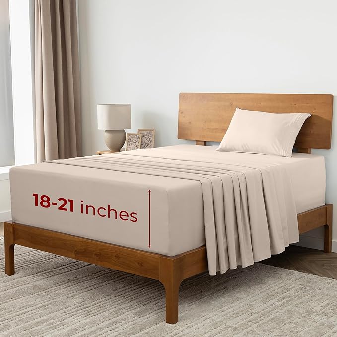 Mellanni Extra Deep Twin Sheets by Mellanni