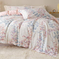 OAITE Duvet Cover Set Twin Size Floral Pattern Ultra Soft 100% Cotton Duvet by OAITE