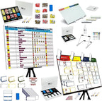pmxboard Project Management Board Set, Combo Set XXL. Agile Project Management Mega Bundle Project Kit. Full Magnetic Kanban Board Set, Portfolio Management Board Set, Desktop Kanban Board Set, 3 in 1