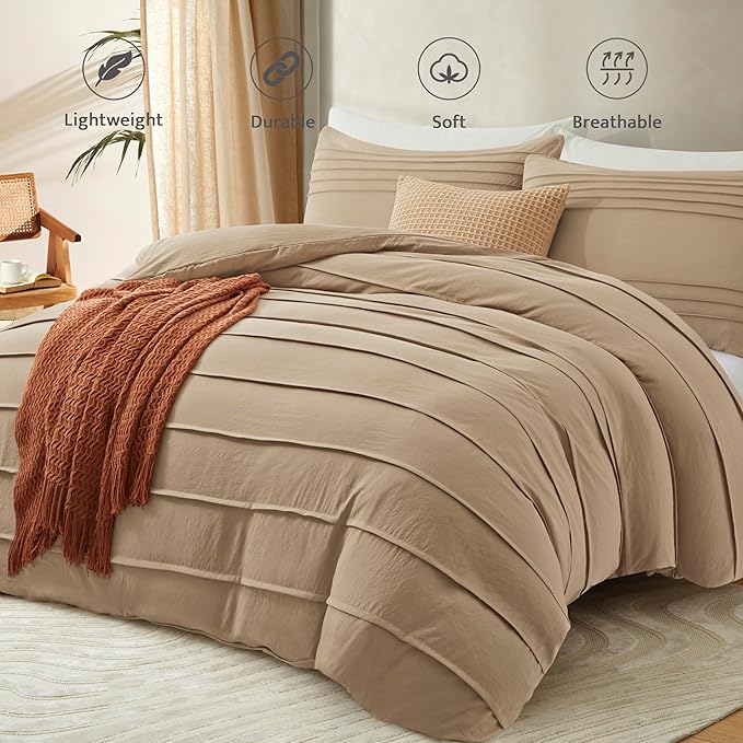 Oli Anderson Khaki Duvet Cover Queen Size - Image 2