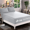 Elegant Comfort 1500 Premium Quality Fitted Sheet Ultra Soft 18-24 Inch Extra by ELEGANTCOMFORT