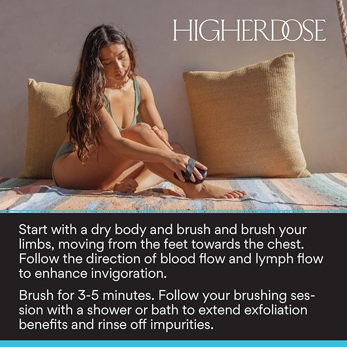 HigherDOSE Copper Dry Brushing Body Brush - Image 8