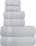 Elvana Home Ultra Soft 6 Pack Cotton Towel Set, Contains 2 Bath Towels 28x55 by Unknown