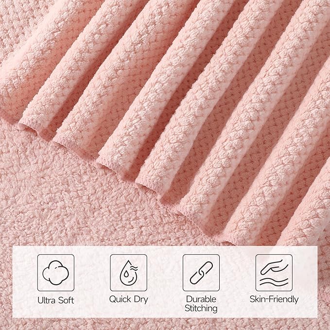 REDKISS Pink Towel Set of 8 - Image 5