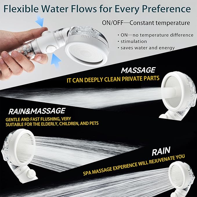 Filtered Shower Head with Handheld - Image 4