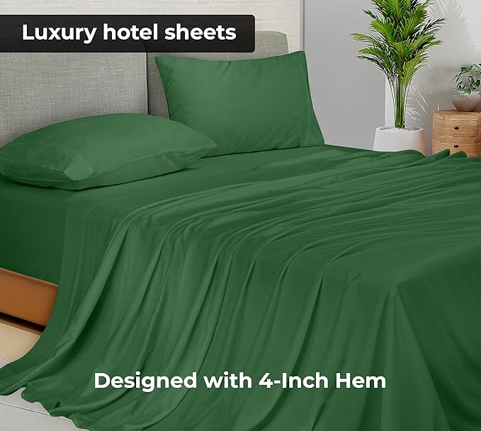 Royale Linens Queen Flat Sheet - Image 2
