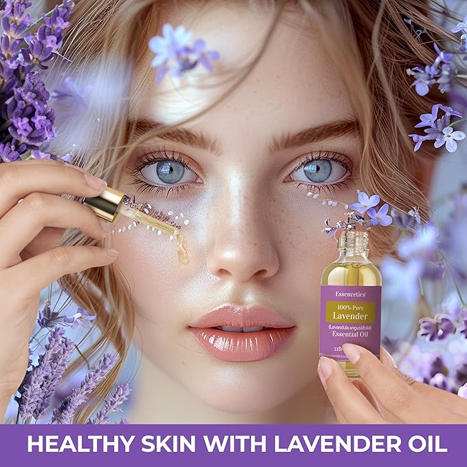 Organic Lavender Essential Oil for Diffuser 4oz - Image 4