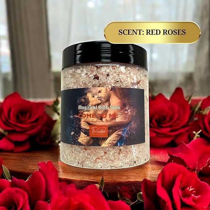 Come to Me Bath Salts 12oz – Spiritual Love Ritual Bath Soak – Manifestation & - Image 2