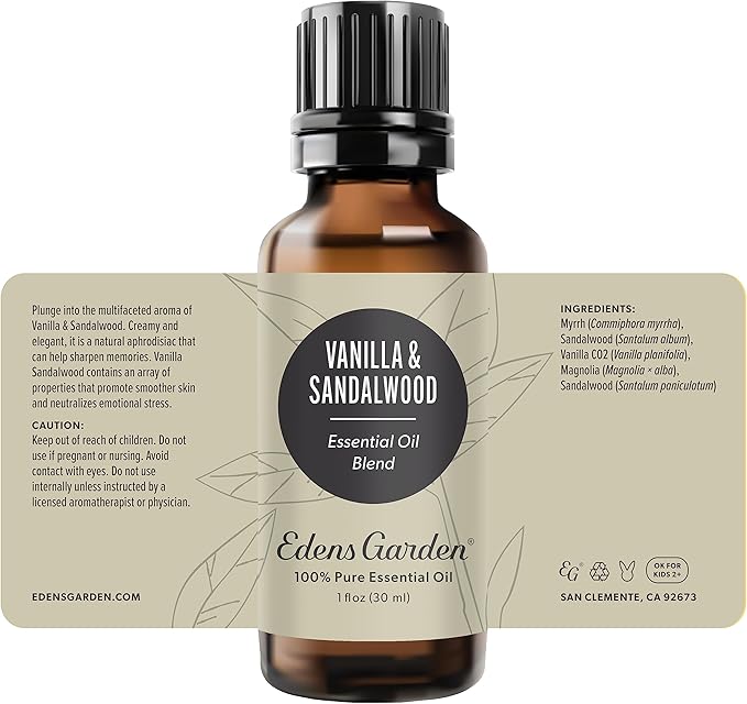 Edens Garden Vanilla Sandalwood Essential Oil Blend- 100% Pure Premium Grade - Image 9