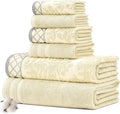Modern Threads 6 Piece Cotton Bath Towel Set – Ultra Soft 550 GSM Towels – by ModernThreads