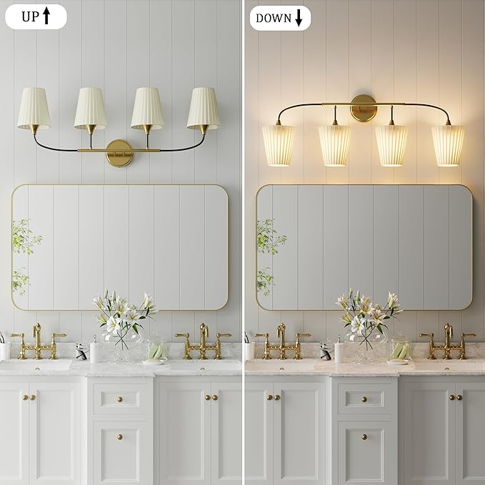 4-Light Bathroom Light Fixtures, Modern Light Fixture - Image 7