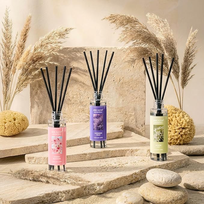 Airkeep Reed Diffuser Oil Refill/Lavender Field/3.38 oz / 1 Pack/Air Freshener - Image 5