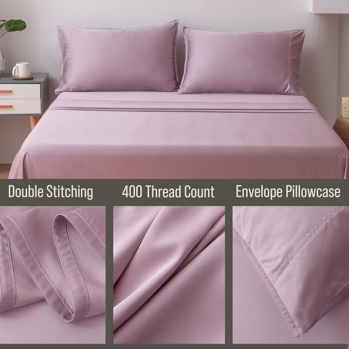 BELLA COTERIE | Luxury Bamboo Viscose Standard Size Pillowcase Set | 100% - Image 3