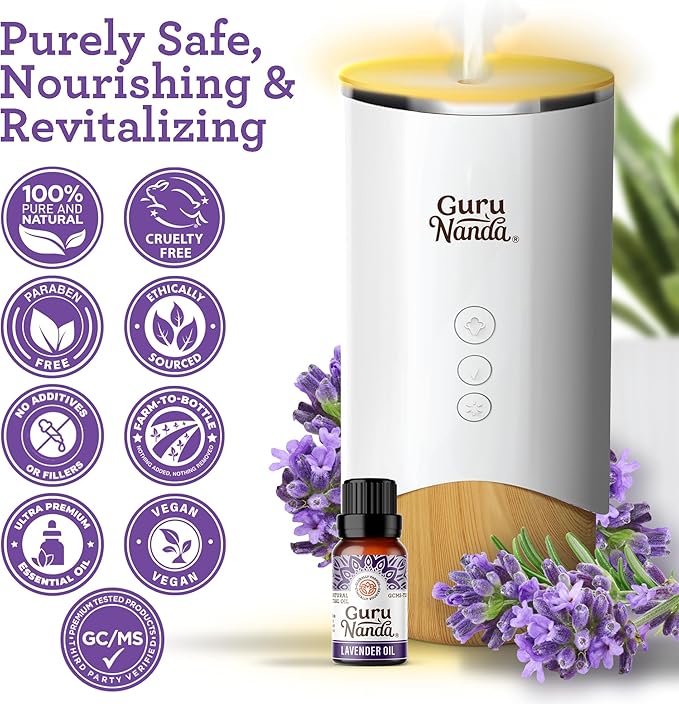 GuruNanda Lavender Essential Oil - Image 4