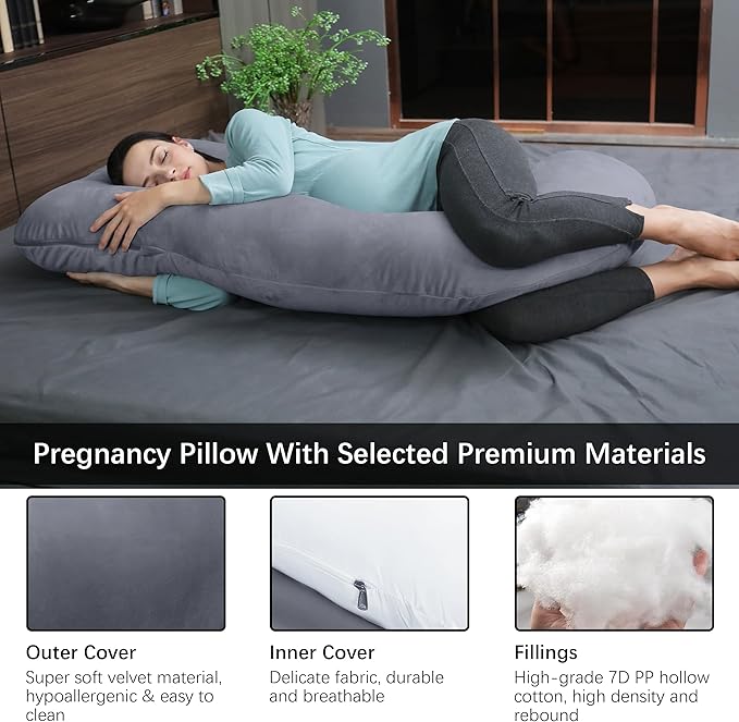 MOON PARK Pregnancy Pillows for Sleeping - Image 3