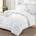 CozyLux King Size Comforter Set White by CozyLux