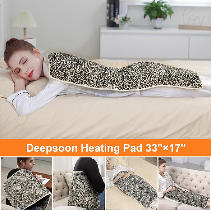 Deepsoon Heating Pad, Electric Heating Pads - Image 2