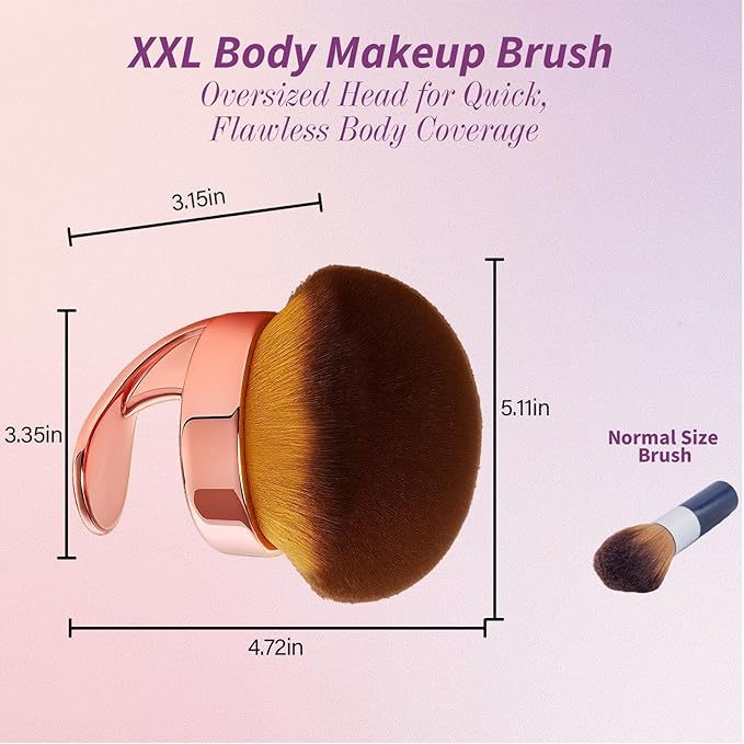 Blend & Blur Ultra Large Body Makeup Brush - Image 6