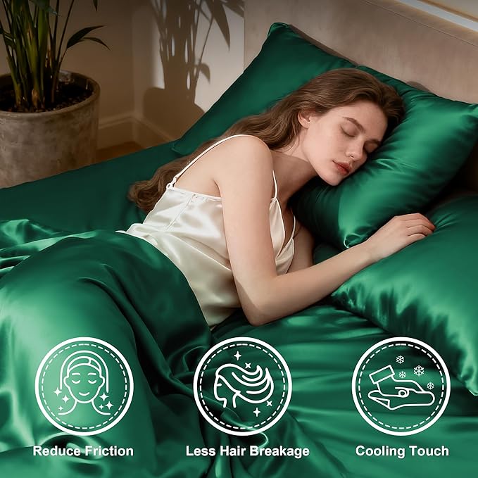 Love's cabin Full Size Satin Sheet Set - Image 3