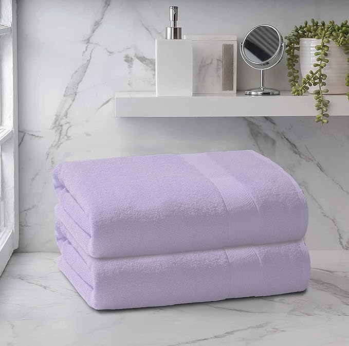 Belizzi Home Premium Cotton Oversized 2 Pack Bath Sheet 35x70-100% Pure Cotton - Image 3