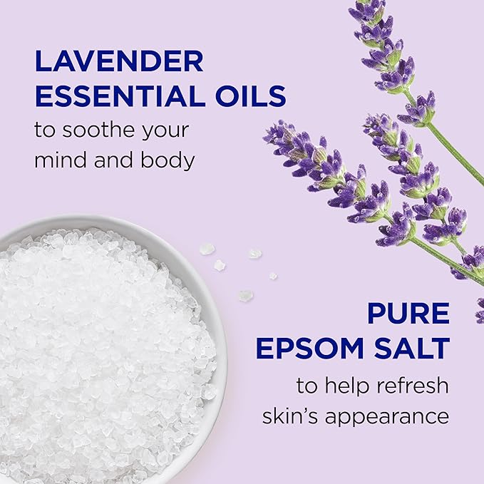 Dr Teal's Body Wash with Pure Epsom Salt, Soothe & Sleep with Lavender - Image 2