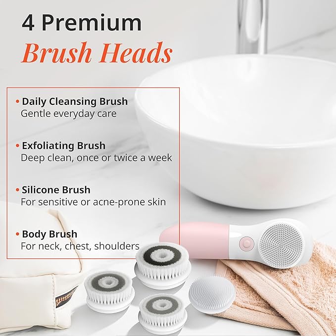 Vanity Planet Raedia Facial Cleansing Brush - Image 4