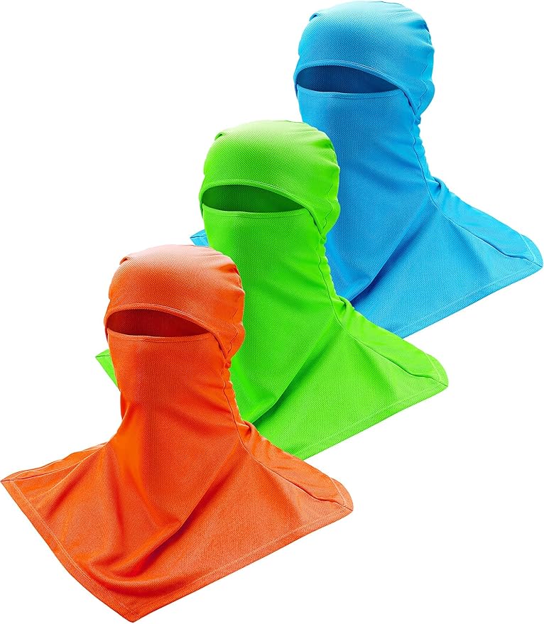 SATINIOR 3 Piece Balaclava Face Cover Sun Protection Neck Cover Summer by SATINIOR