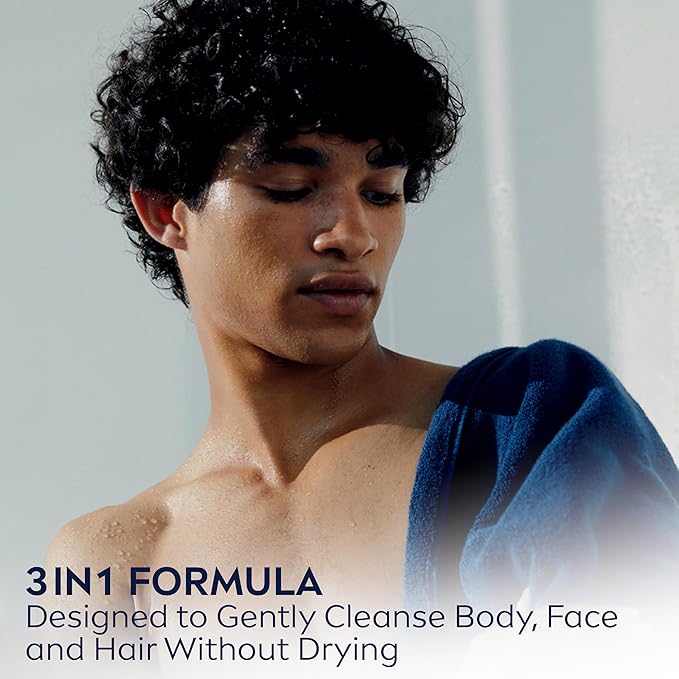 Nivea Men Relax 3-in-1 Body Wash, Lavender and Sandalwood Scented Men's Body - Image 2
