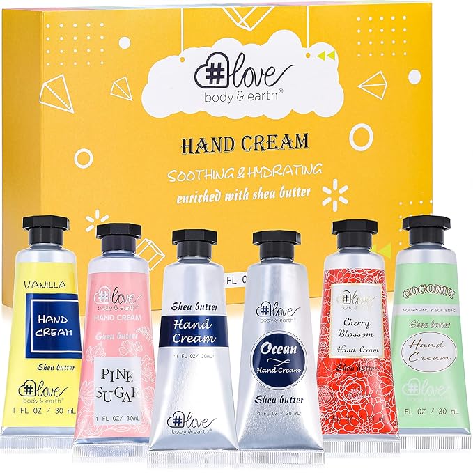 BODY & EARTH # LOVE Hand Cream Gifts Set, Mothers Day Gifts by BODYEARTHLOVE