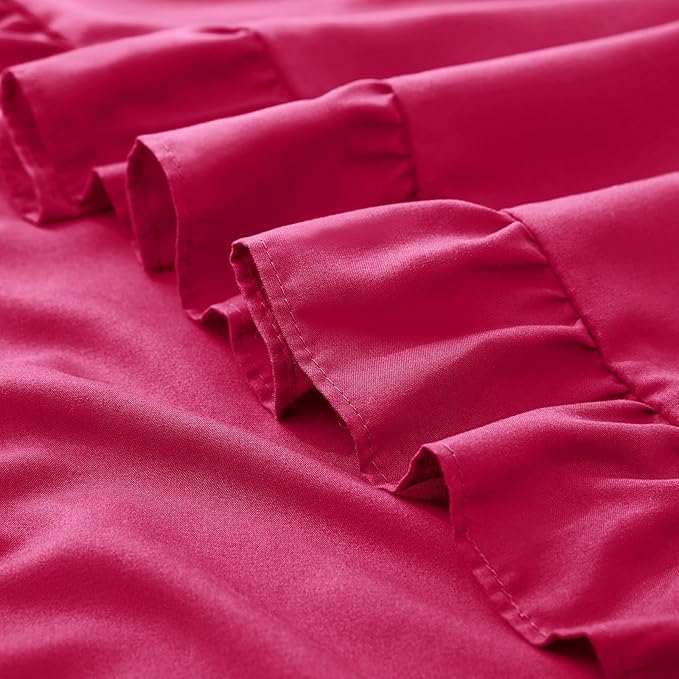 KKJIAF Ruffle Body Pillow Cases Set of 1, Ruffled Pillow Covers - Image 6