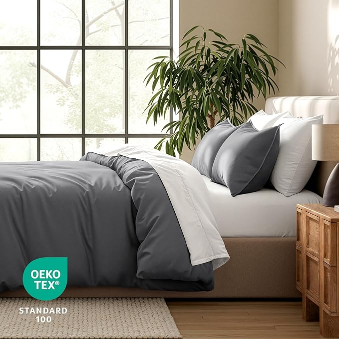 Bare Home Bedding Duvet Cover Oversized King Size - Image 5