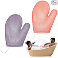 Karenhi 2 Pcs Honeycomb Exfoliating Glove Bath Mitt Body Spa Scrubber, by Karenhi
