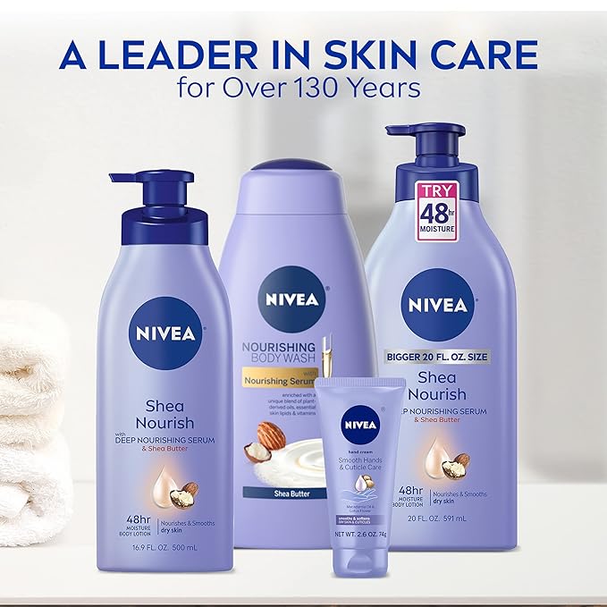 NIVEA Shea Nourish Body Lotion for Dry Skin - Image 10