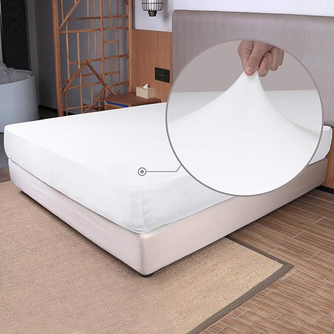 Soft Stretch Full Size Fitted Sheet Only by NYHOME