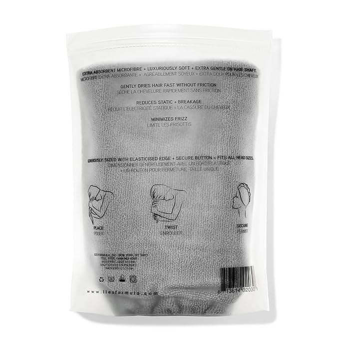 ILES FORMULA Hair Turban Towel – Ultra-Soft Microfiber Hair Towel Wrap - Image 2