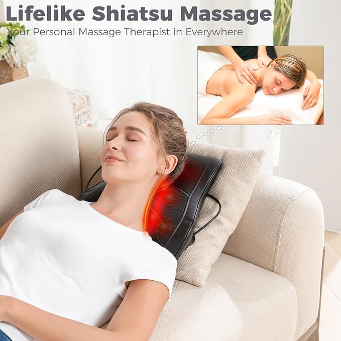 Brelley Neck and Back Massager for Pain Relief Deep Tissue - Image 4