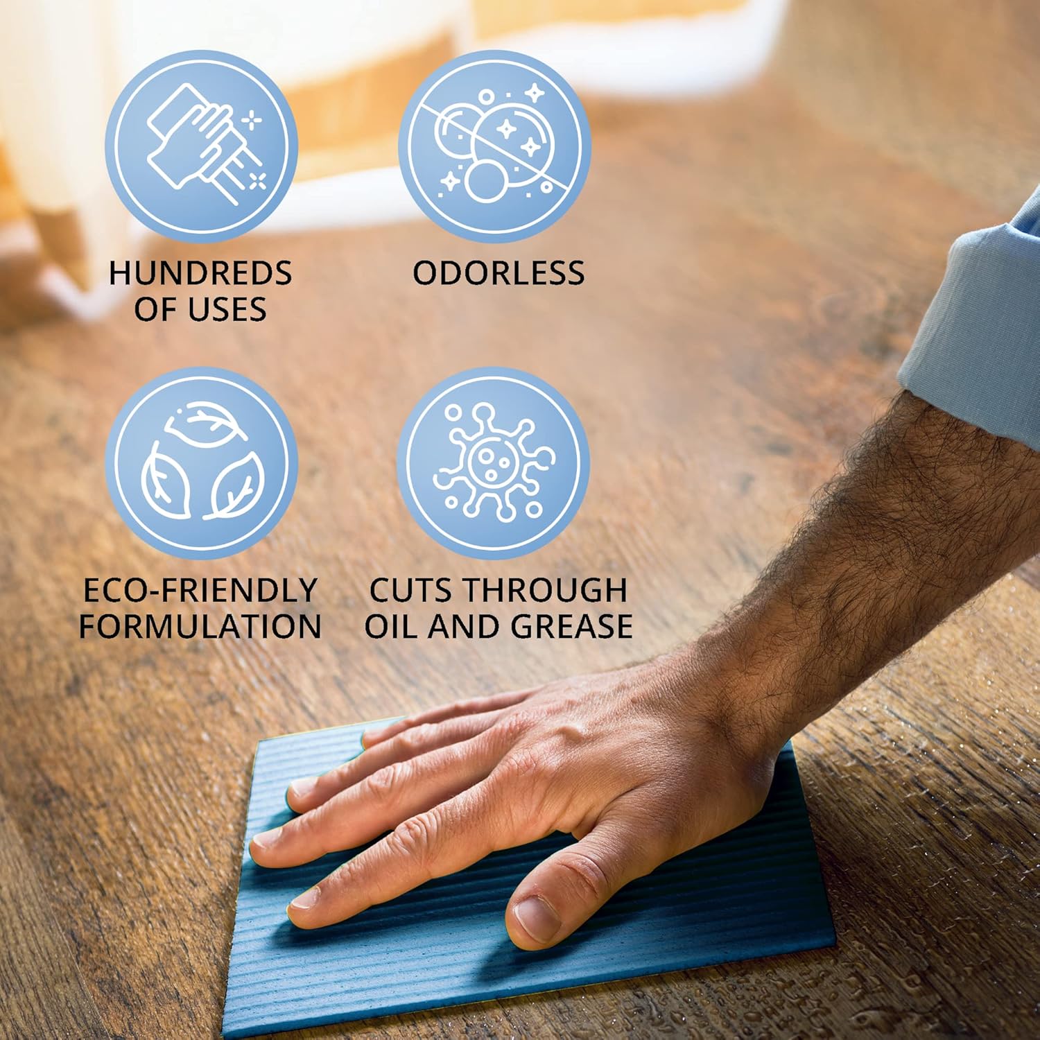 All Purpose Cleaner Concentrate - Advanage 20X The Wonder Cleaner Unscented for All Surfaces Around Bathroom, Kitchen, Oil and Grease | Multi Purpose Cleaner for Household Cleaning Solution, 128 Fl Oz