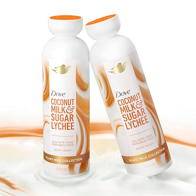 Dove Plant Milk Cleansing Body Wash Coconut & Lychee - Image 5